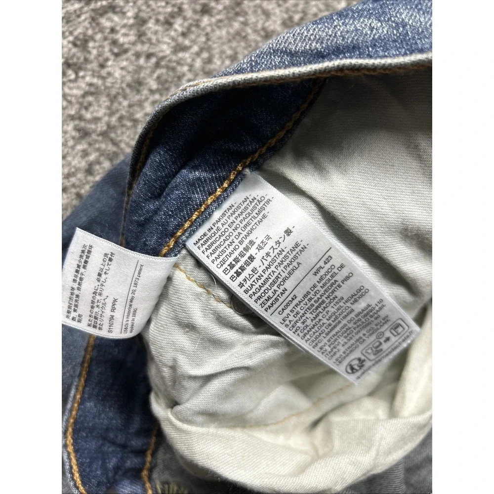 Levi’s 559 Mens Jeans 38x32 Blue Straight Regular Fit Denim Pants